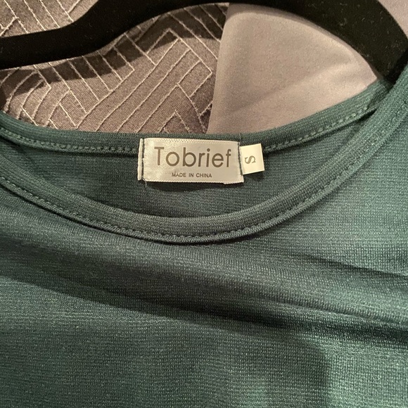 Amazon Fashion Green Tie Dress - Picture 2 of 8